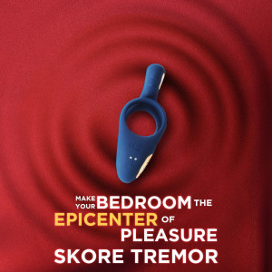 Skore Tremor – Dual Motor Vibrating Ring with Ball Strap