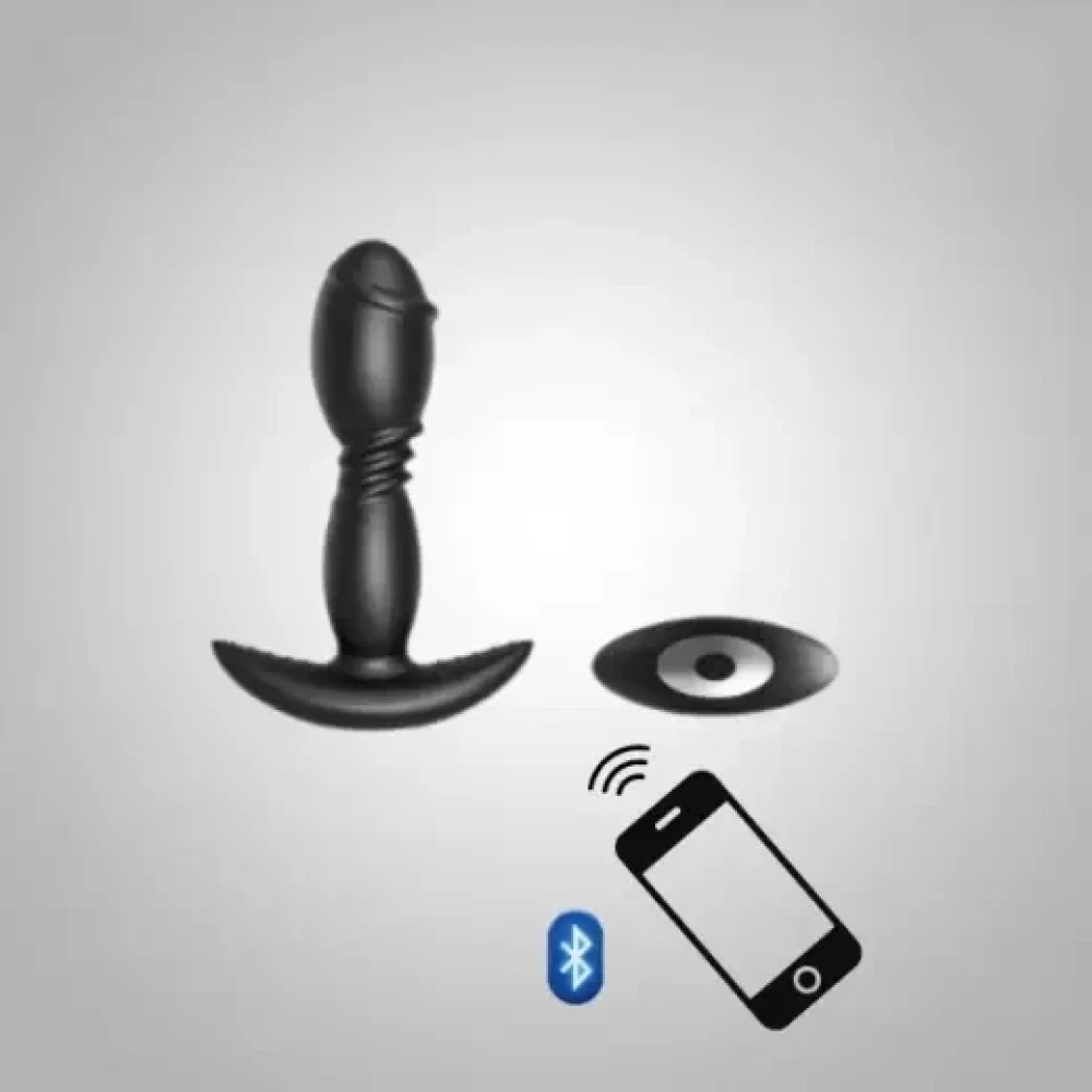 APP Remote Control Rotating Men And Women Prostate Stimulator Anal Vibrator