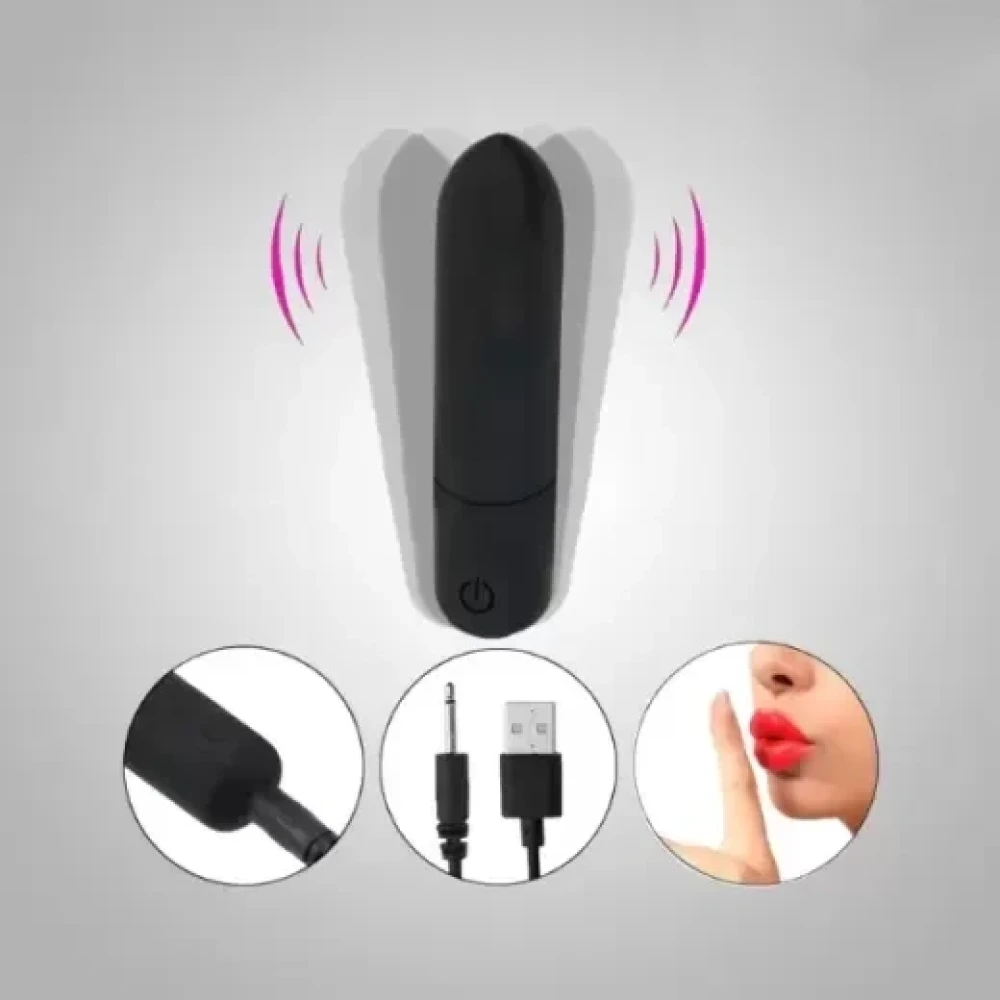 USB Recharge Multi Vibrator Bullet