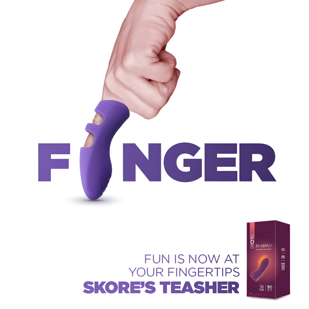 Skore TeasHer - Rechargeable Finger Vibrator