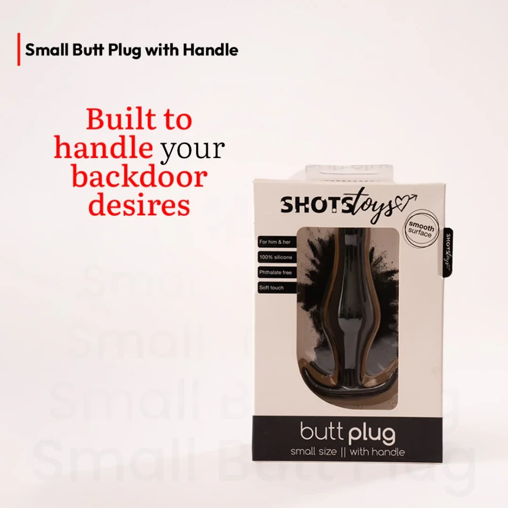 Small Butt Plug with Handle