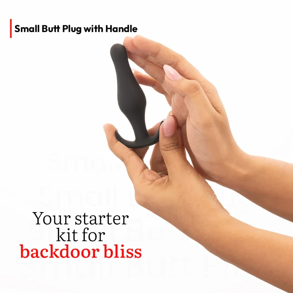 Small Butt Plug with Handle