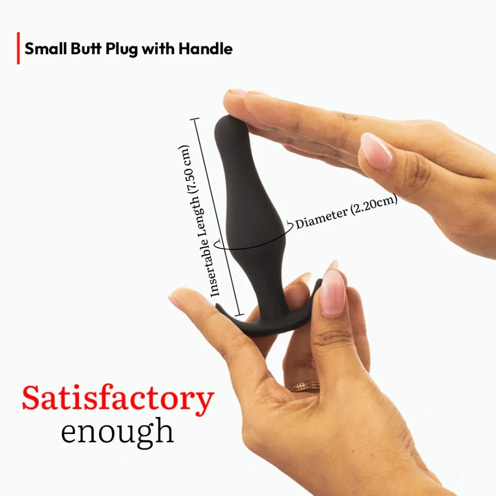 Small Butt Plug with Handle
