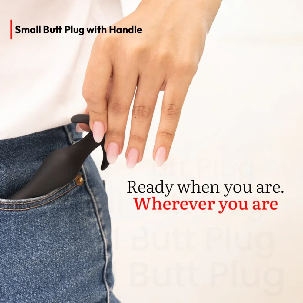Small Butt Plug with Handle